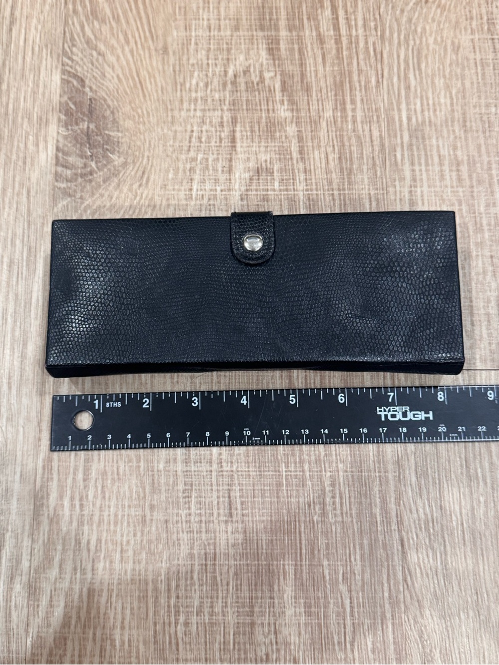 Vintage Bombay Company Leather Bridge Scorecard Holder Game Organizer NOS